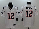 Nike Limited New England Patriots #12 Tom Brady White Vapor Untouchable Player Jersey,baseball caps,new era cap wholesale,wholesale hats